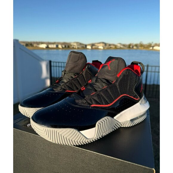 MEN\'S NIKE JORDAN STAY LOYAL BASKETBALL BLACK RED WHITE DB2884-001 SNEAKERS main image 10